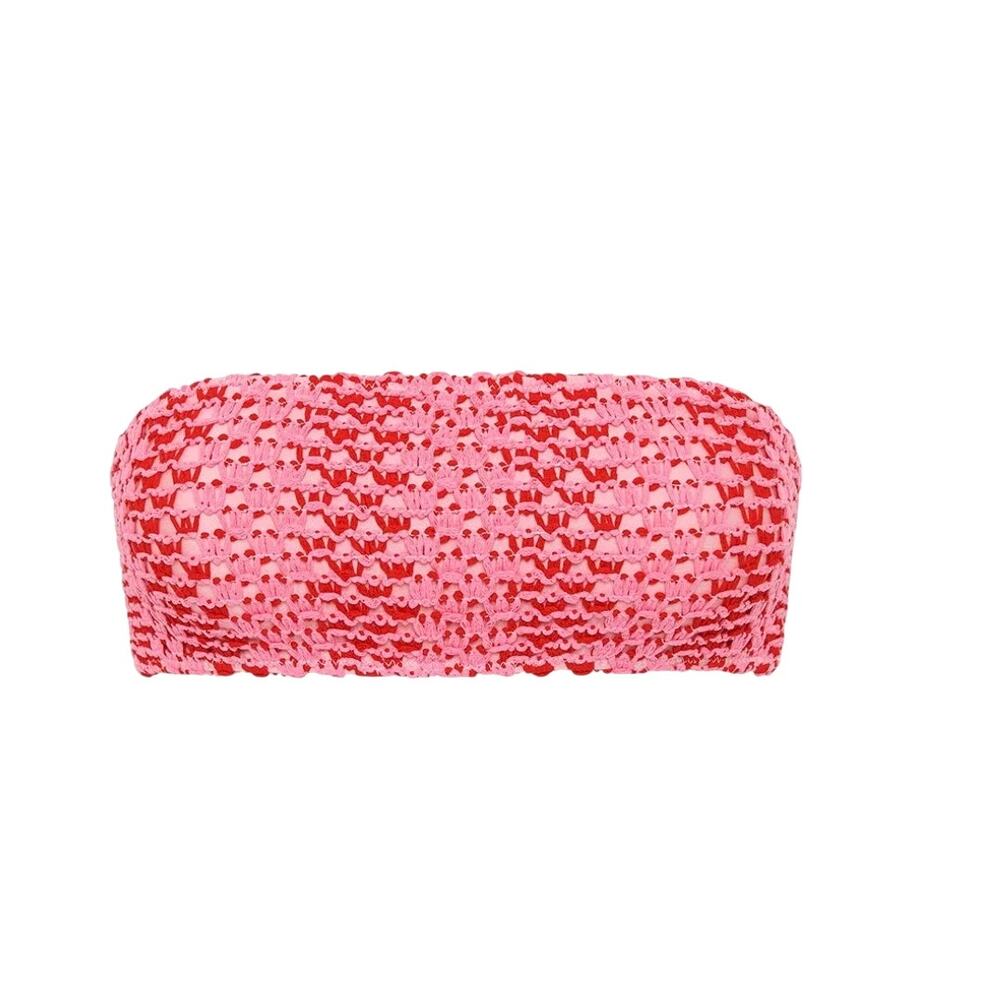 NWT Triangl Kaya Alina Strapless Bandeau Bikini Top (Pink) - Medium - Picture 8 of 8